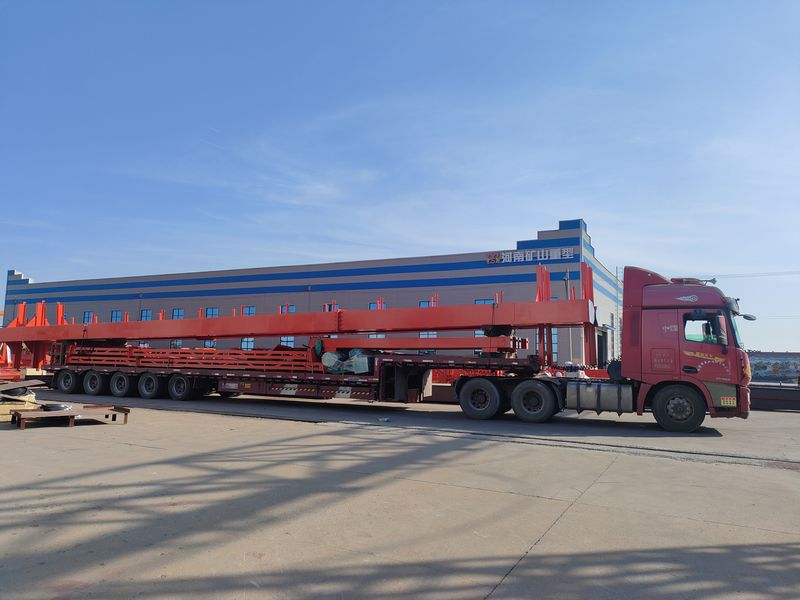 電動(dòng)葫蘆門式起重機(jī)  2臺(tái) MHxh10t—24m 制作完成，發(fā)往湖北交付客戶使用